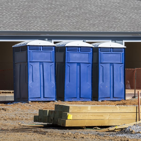 is there a specific order in which to place multiple portable restrooms in Grandview Texas